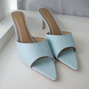 Pointed Peep Toe Heel